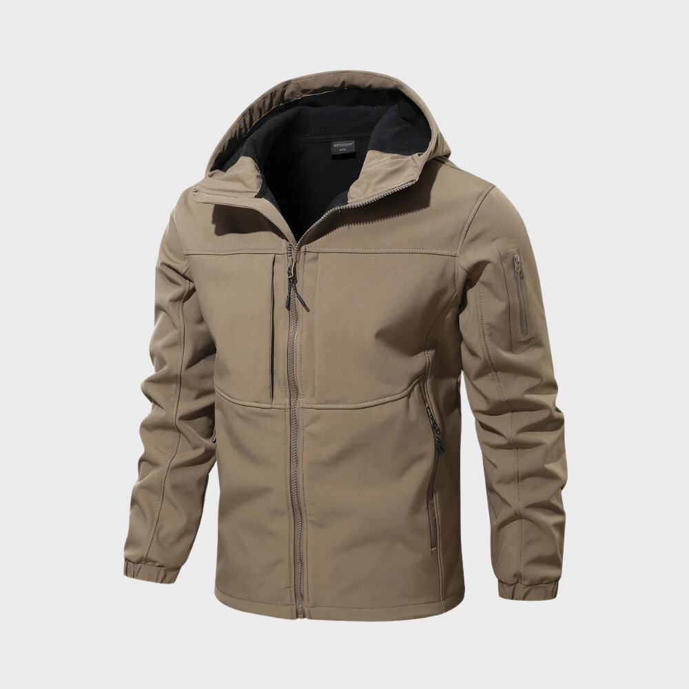 Mens Casual Hooded Jacket Relaxed Fit - BritishMode