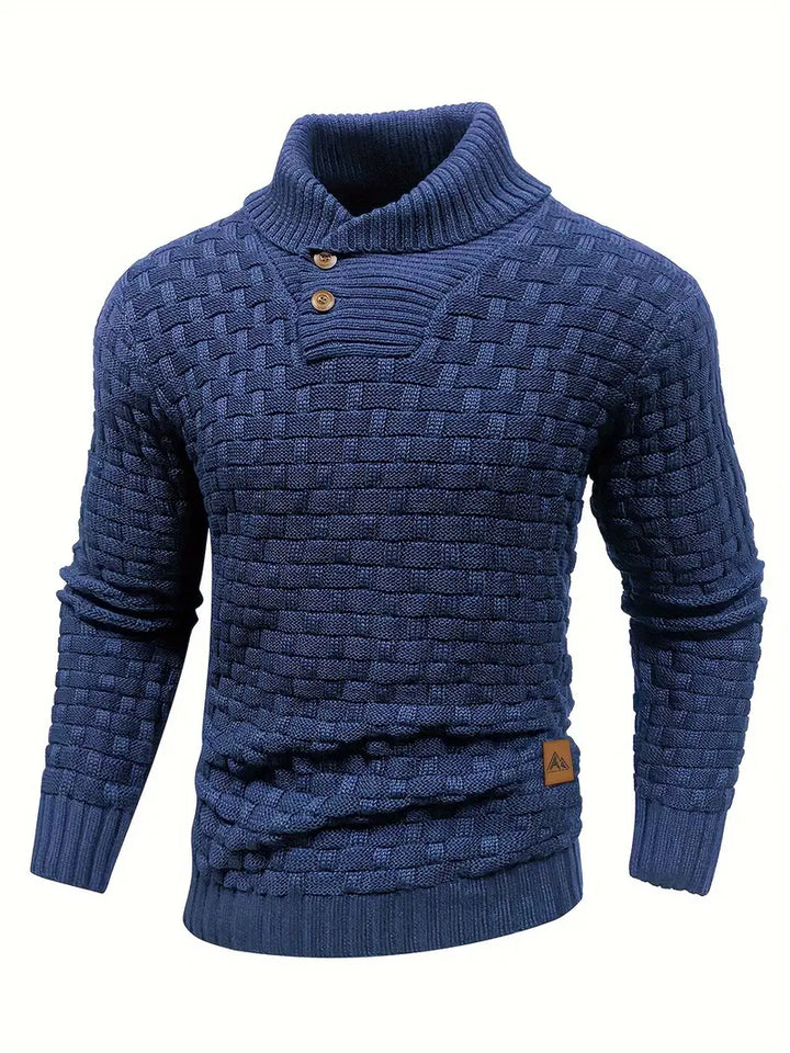 Mens Knitted Sweater Soft Casual Fit