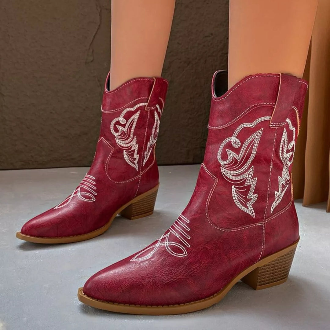 Womens Riding Boots Leather Rustic Style