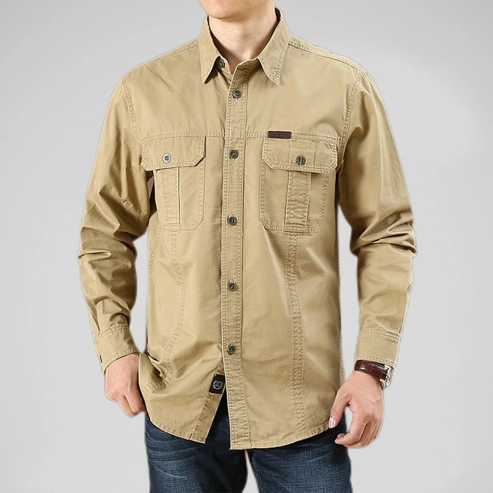 Mens Outdoor Shirt Classic Regular Fit