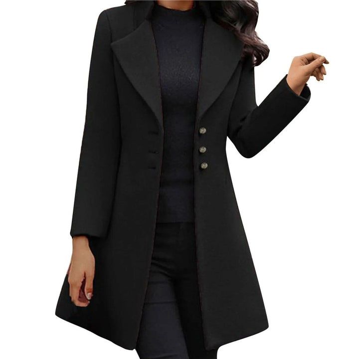 Womens Coat Warm Autumn Outerwear Classic Fit