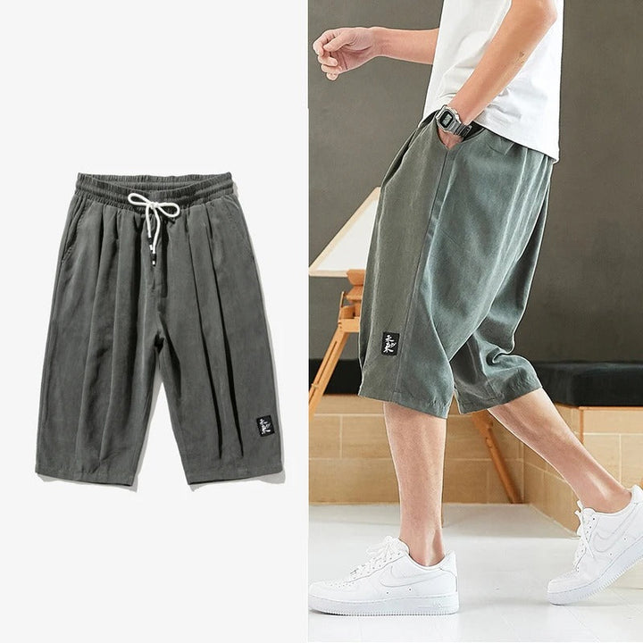 Womens Casual Fit Wide Leg Shorts