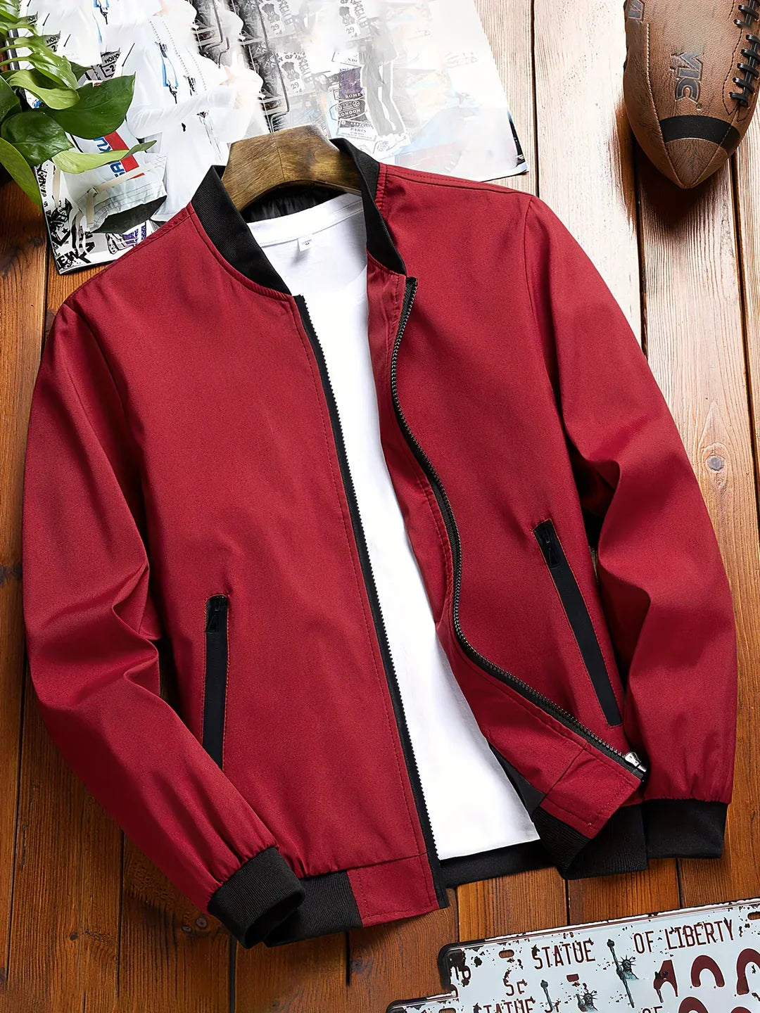 Mens Summer Jacket Lightweight Casual Fit