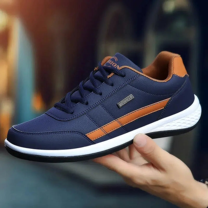 Mens Casual Sneakers Lace-Up Design