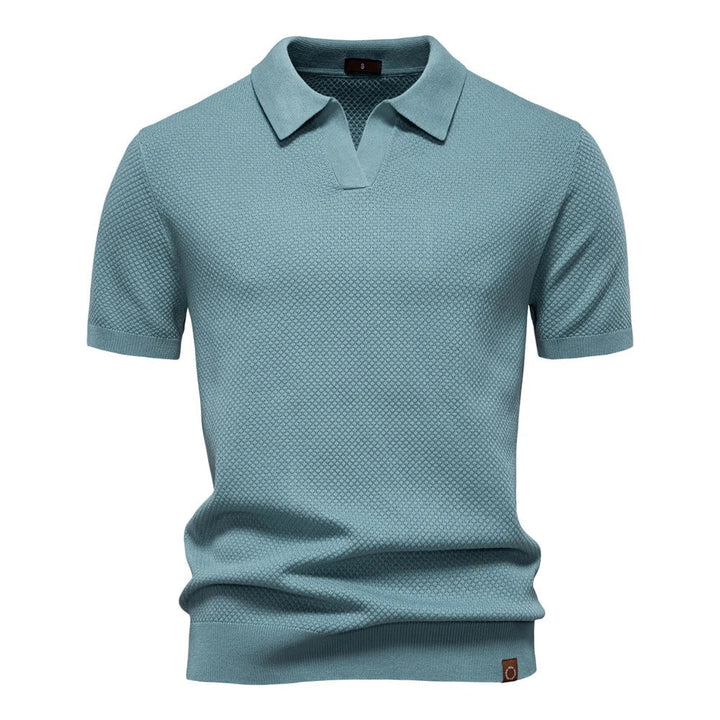 Mens Polo Shirt Knit Classic Fit - BritishMode