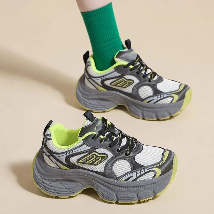 Unisex Running Shoes with Tie-Up Closure