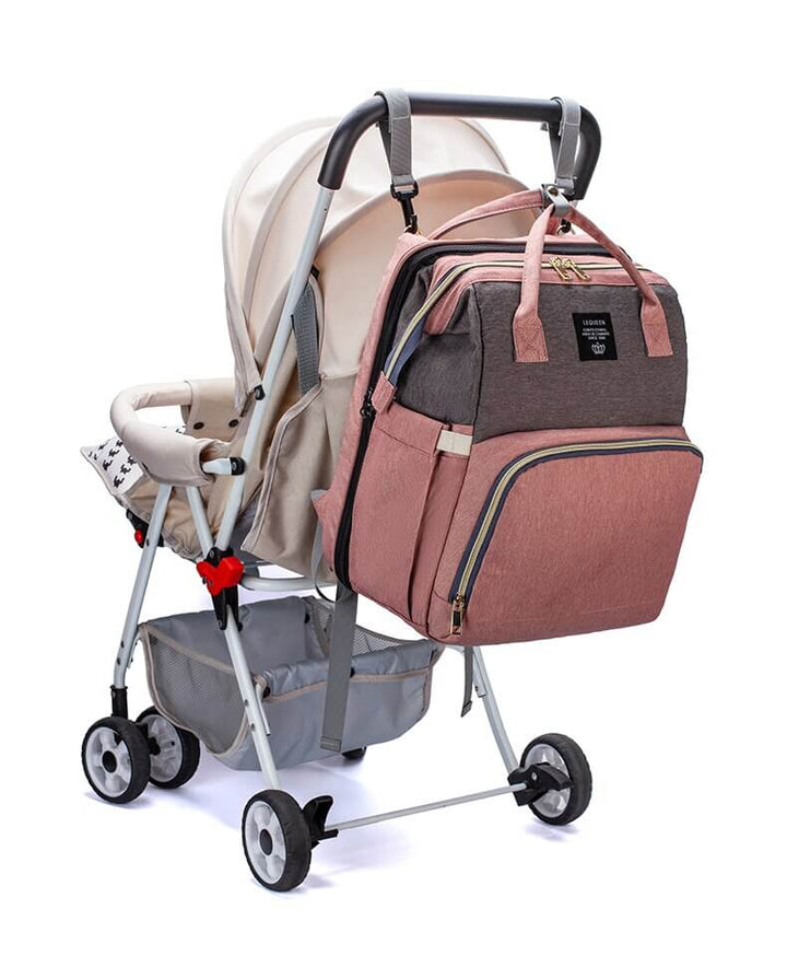 Unisex Portable Baby Bed and Diaper Bag Travel Backpack Multi-Function