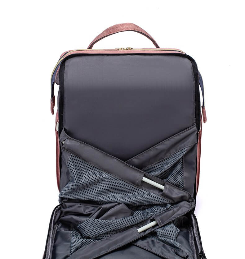 Unisex Portable Baby Bed and Diaper Bag Travel Backpack Multi-Function