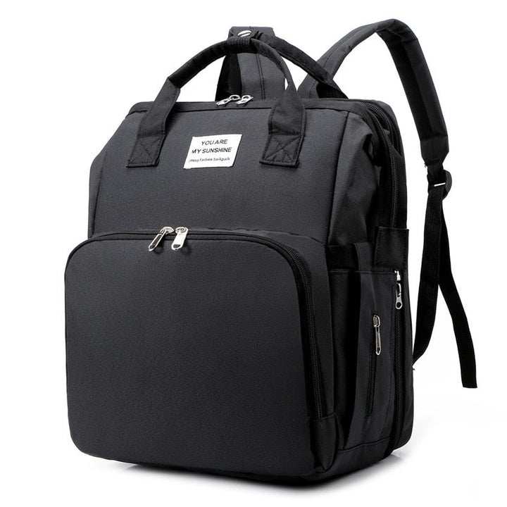 Unisex Portable Baby Bed and Diaper Bag Travel Backpack Multi-Function - BritishMode