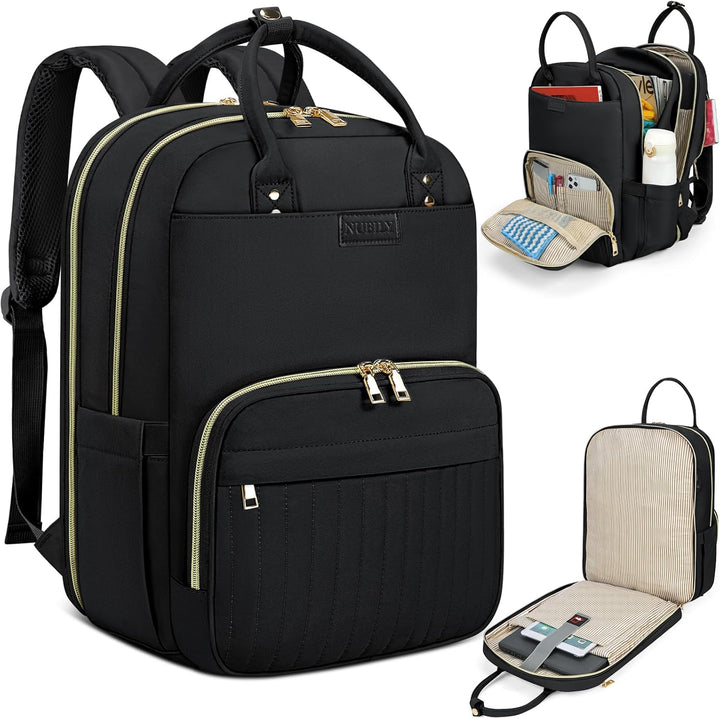 Unisex Travel Laptop Backpack Water-Resistant Organized Compartments - BritishMode