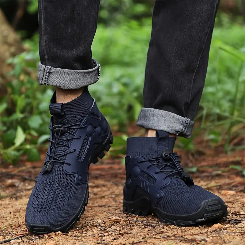 Mens Trail Shoes Flexible Lightweight