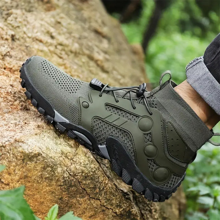 Mens Trail Shoes Flexible Lightweight