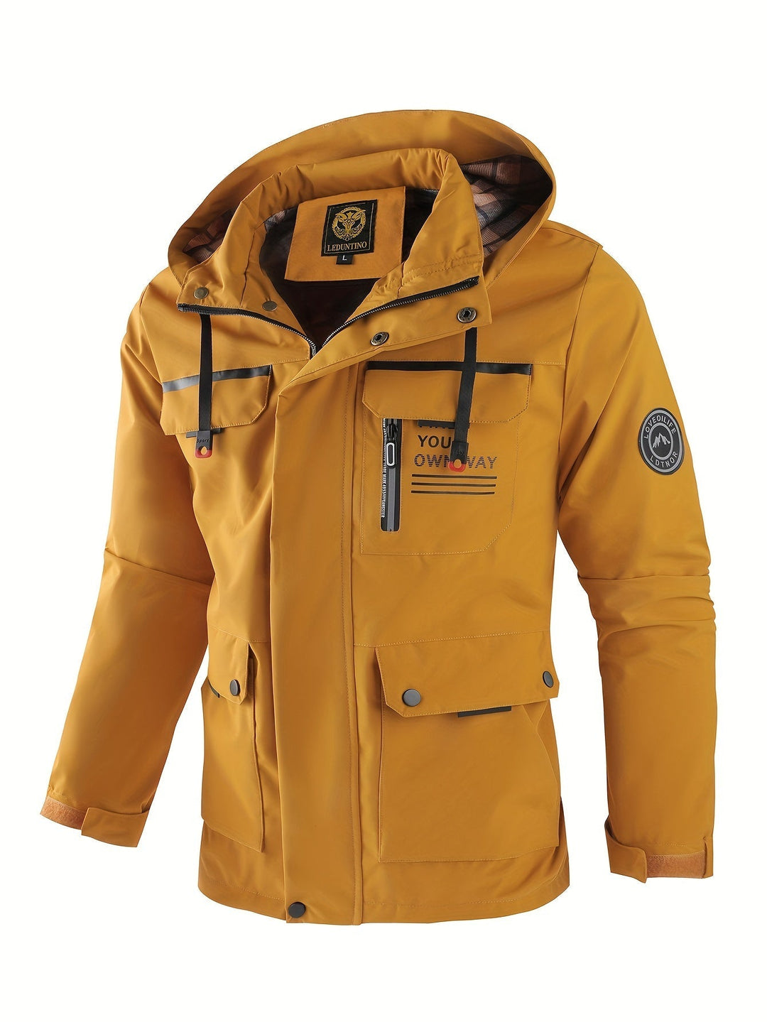 Mens Waterproof Work Jacket Practical Fit