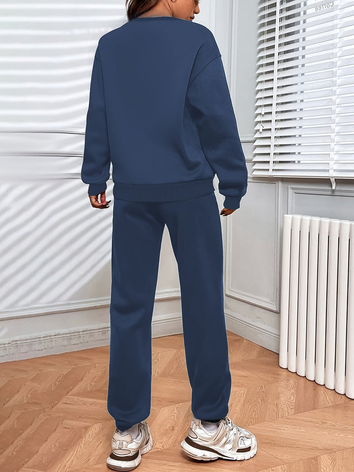 Unisex Two-Piece Tracksuit Oversized Comfortable Urban Style