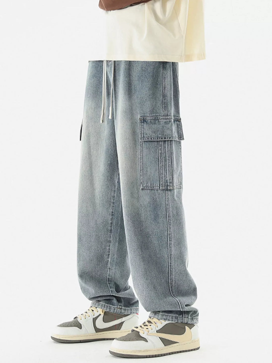 Mens Cargo Pants Cotton Relaxed Fit - BritishMode