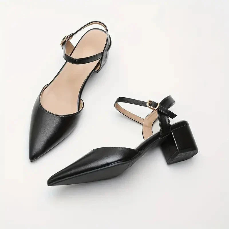 Womens Block Heel Shoes with Comfortable Fit