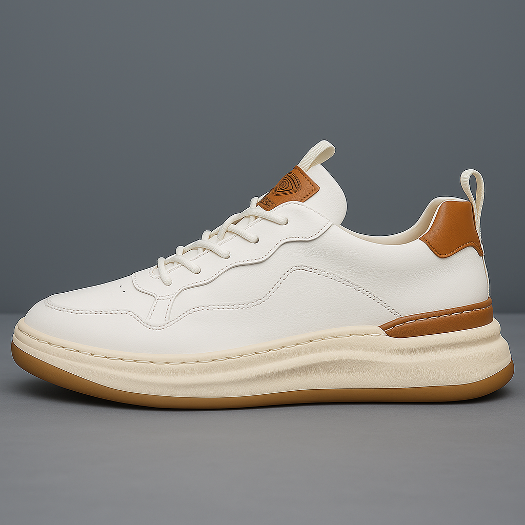 Mens Casual Lace-Up Sneakers Cushioned Sole Modern Style