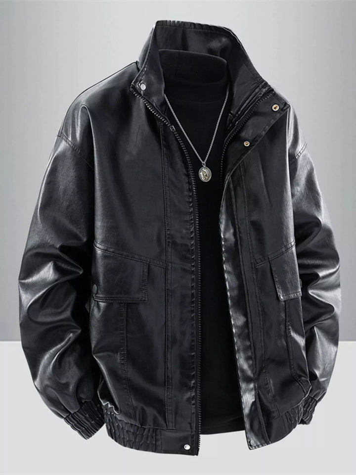 Mens Casual Zip Jacket Relaxed Fit - BritishMode