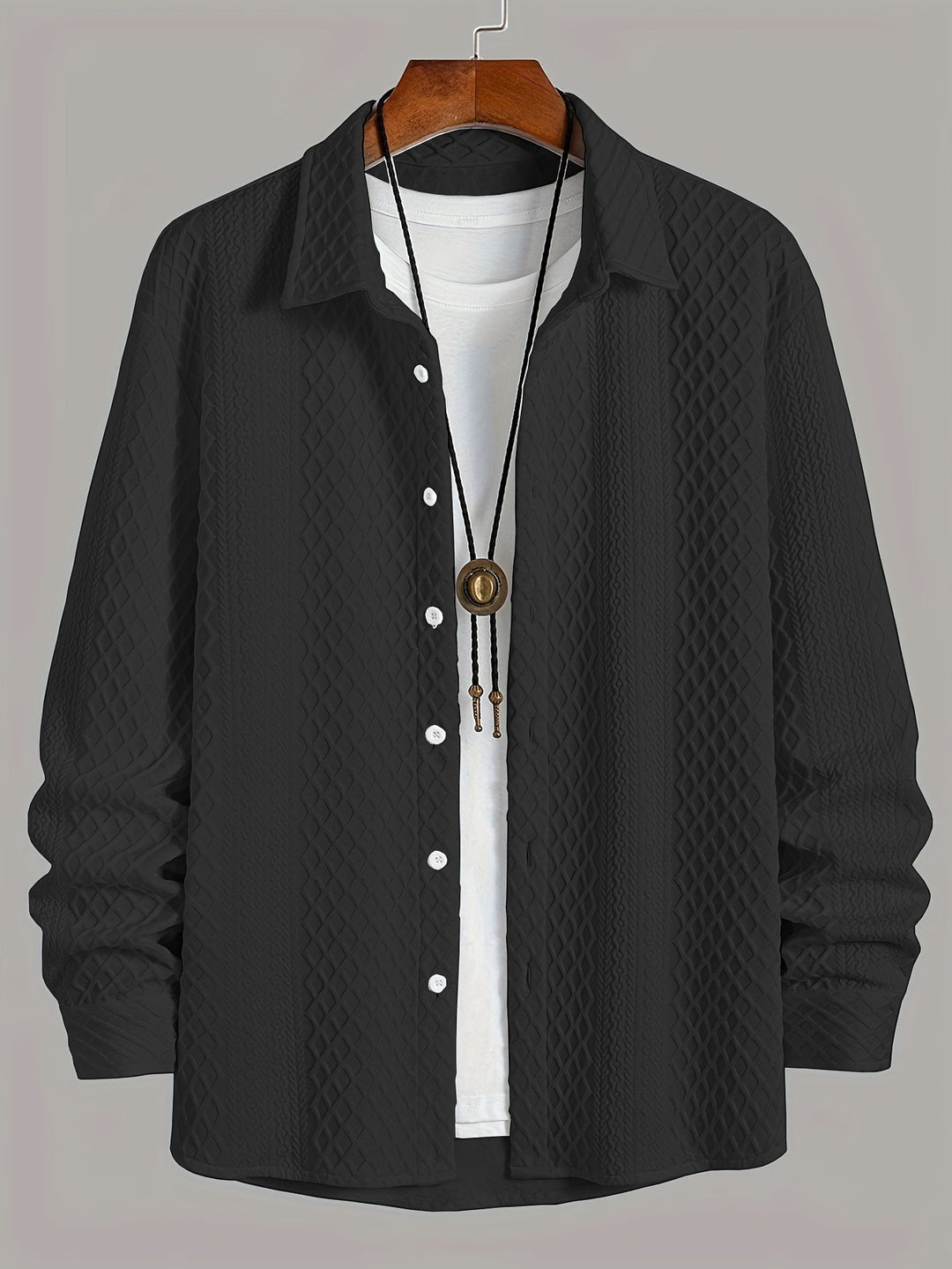 Mens Shirt Stretch Jersey Modern Comfort Classic Fit