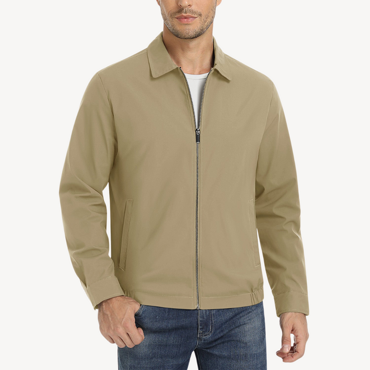 Mens Bomber Jacket Full Zip with Pockets