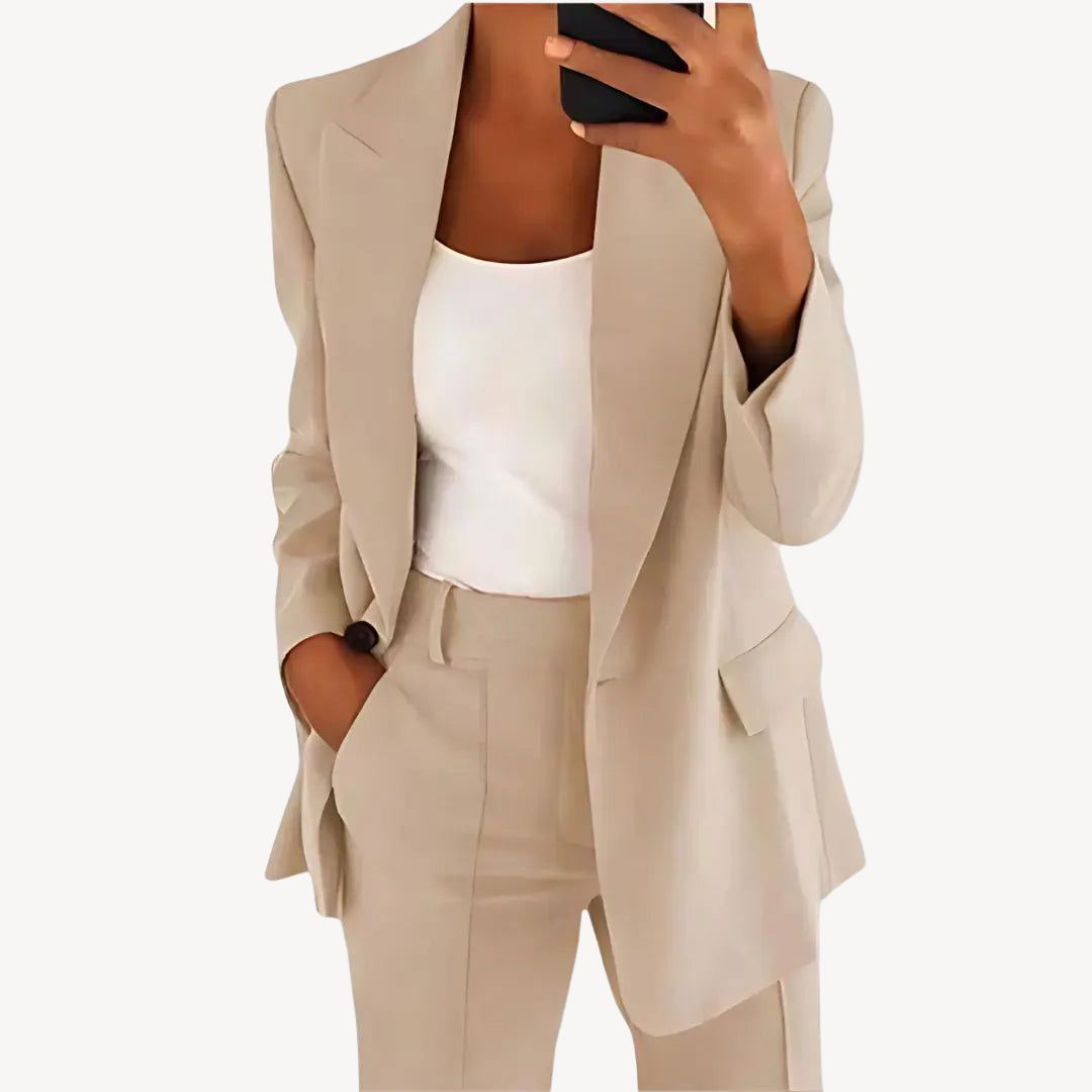 Womens Business Suit Set Tailored Formal Fit