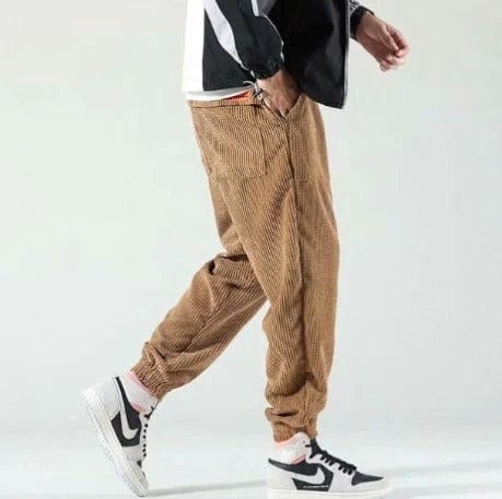 Mens Corduroy Casual Pants Comfortable Fit