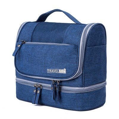 Unisex Hanging Toiletry Bag Large Capacity Multi-Compartment Organizer