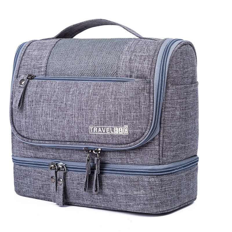 Unisex Hanging Toiletry Bag Large Capacity Multi-Compartment Organizer - BritishMode