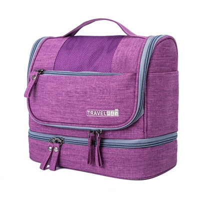Unisex Hanging Toiletry Bag Large Capacity Multi-Compartment Organizer