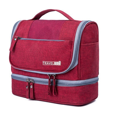 Unisex Hanging Toiletry Bag Large Capacity Multi-Compartment Organizer