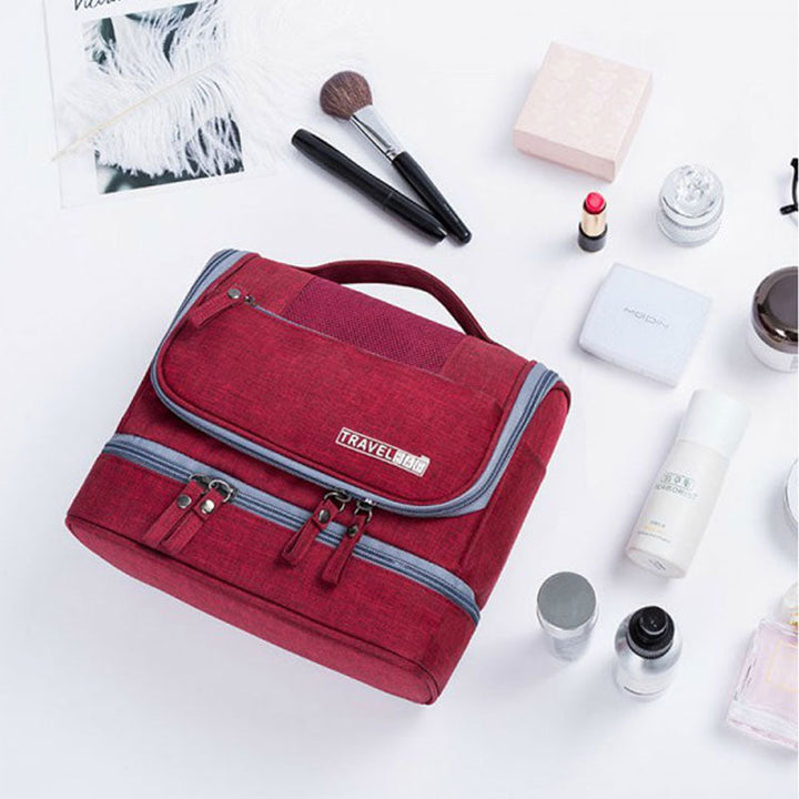 Unisex Hanging Toiletry Bag Large Capacity Multi-Compartment Organizer