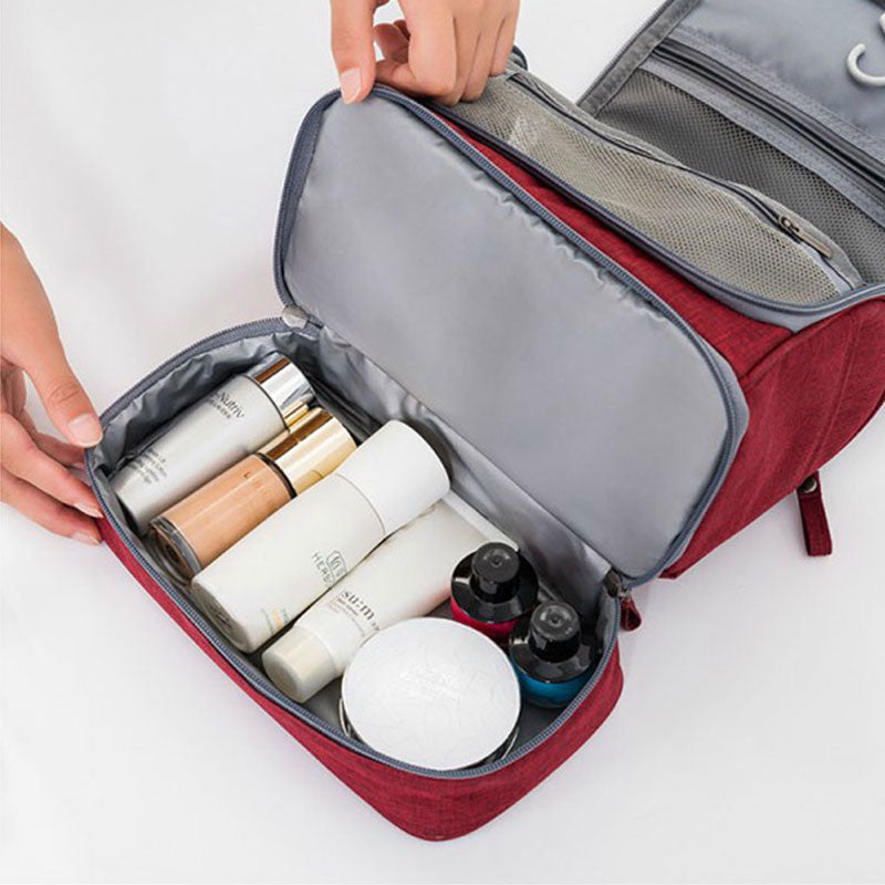 Unisex Hanging Toiletry Bag Large Capacity Multi-Compartment Organizer