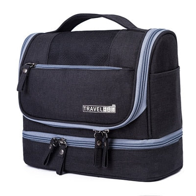 Unisex Hanging Toiletry Bag Large Capacity Multi-Compartment Organizer