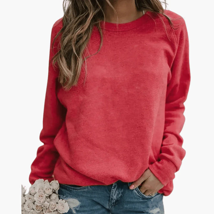 Womens Knit Pullover Long Sleeve Round Neck