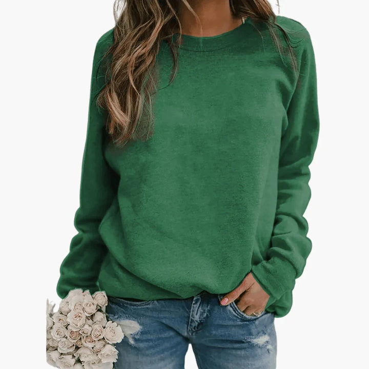 Womens Knit Pullover Long Sleeve Round Neck