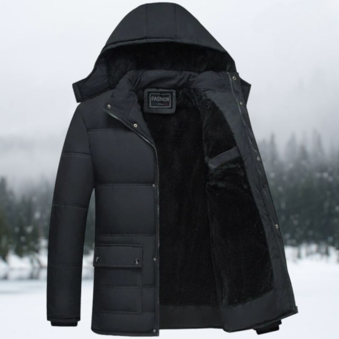 Mens Puffer Jacket Insulated Warm Winter Fit