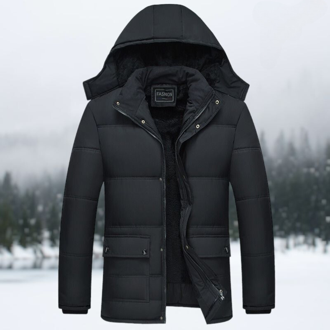 Mens Puffer Jacket Insulated Warm Winter Fit - BritishMode