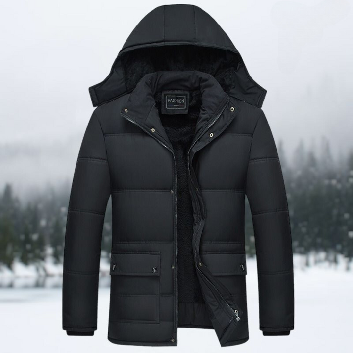 Mens Puffer Jacket Insulated Warm Winter Fit - BritishMode