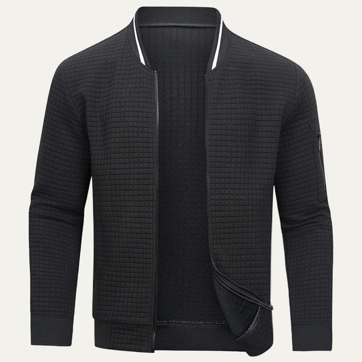 Mens Quilted Bomber Jacket Modern Fit - BritishMode