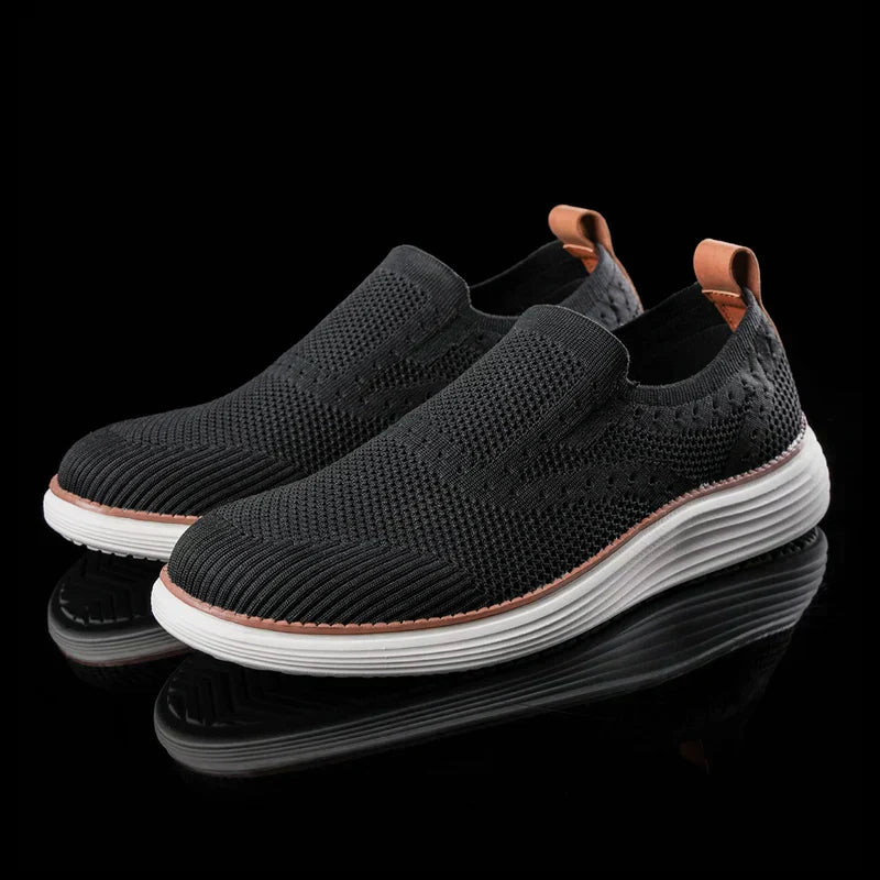 Mens Casual Knit Sneakers Breathable Lightweight