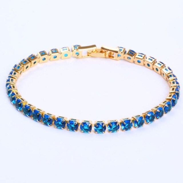Womens Tennis Bracelet with Zirconia Sparkling Chain