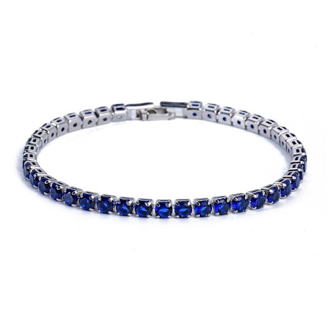 Womens Tennis Bracelet with Zirconia Sparkling Chain