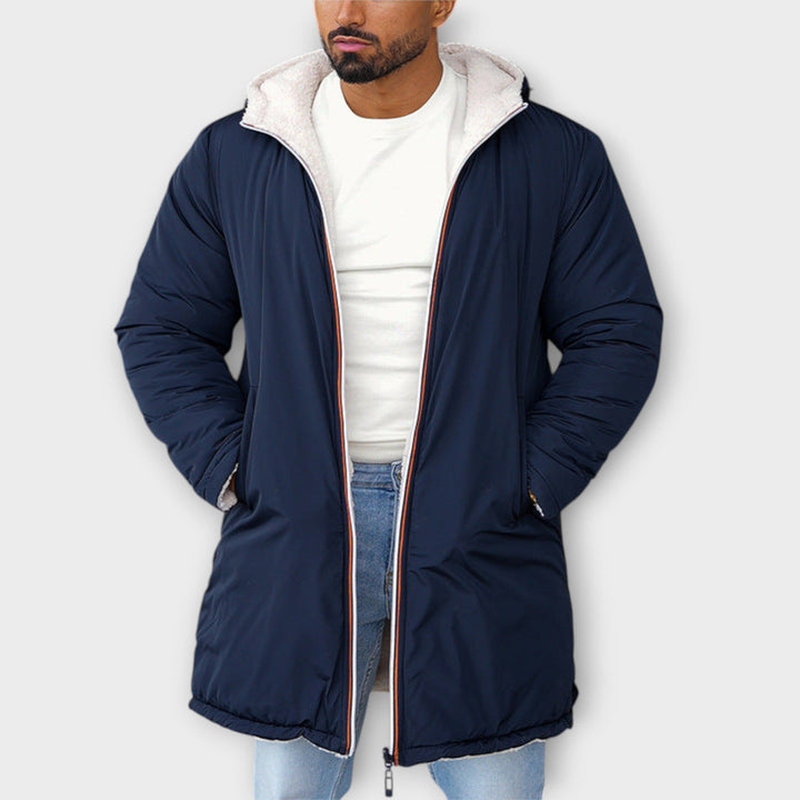 Unisex Hoodie with Teddy Fleece Cozy Fit