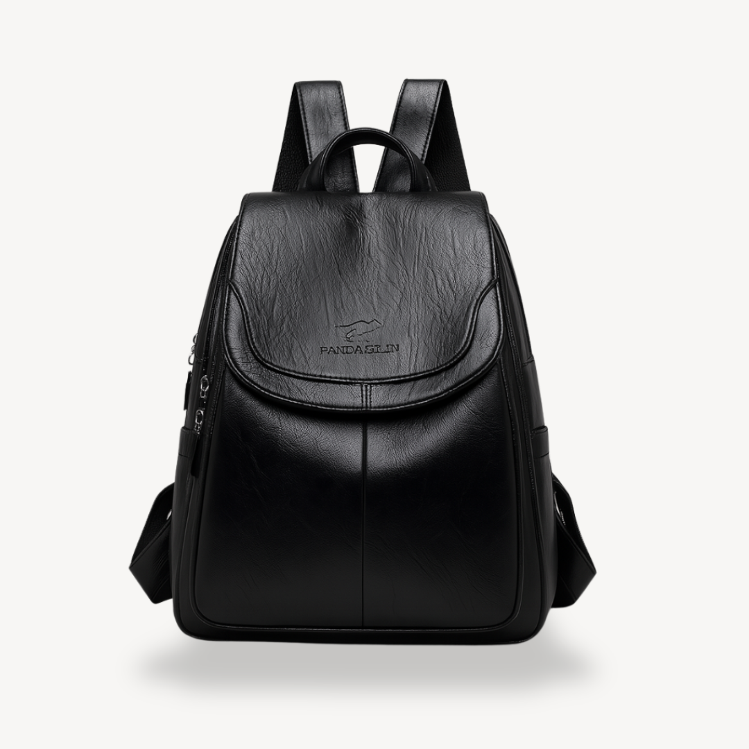 Womens Leather Backpack Durable Adjustable Straps