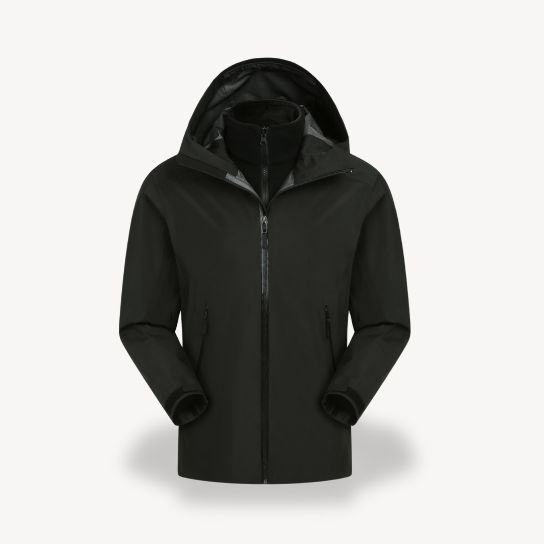 Unisex Rain Jacket Waterproof Hooded Lightweight - BritishMode
