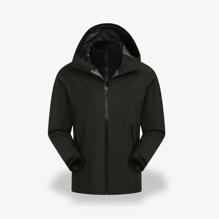 Unisex Rain Jacket Waterproof Hooded Lightweight - BritishMode