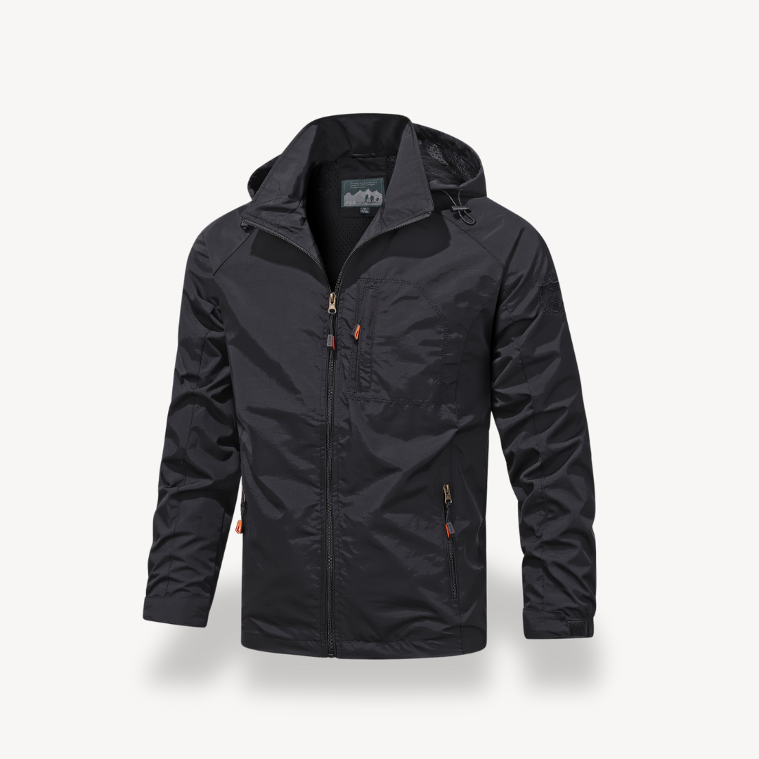Mens Casual Jacket Polyester Zip Front