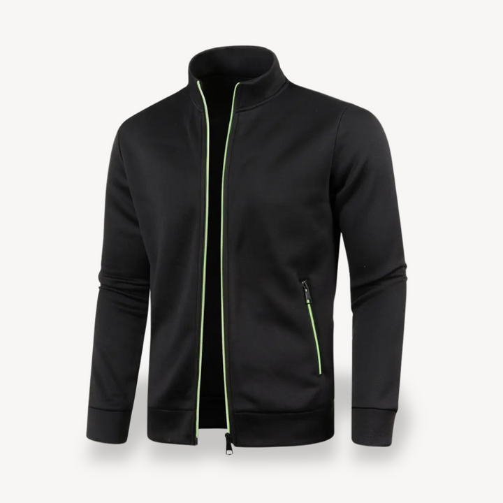 Mens Track Jacket with Zipper Front