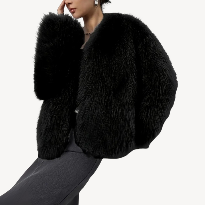 Womens Winter Jacket Faux Fur Collar Insulated Fit