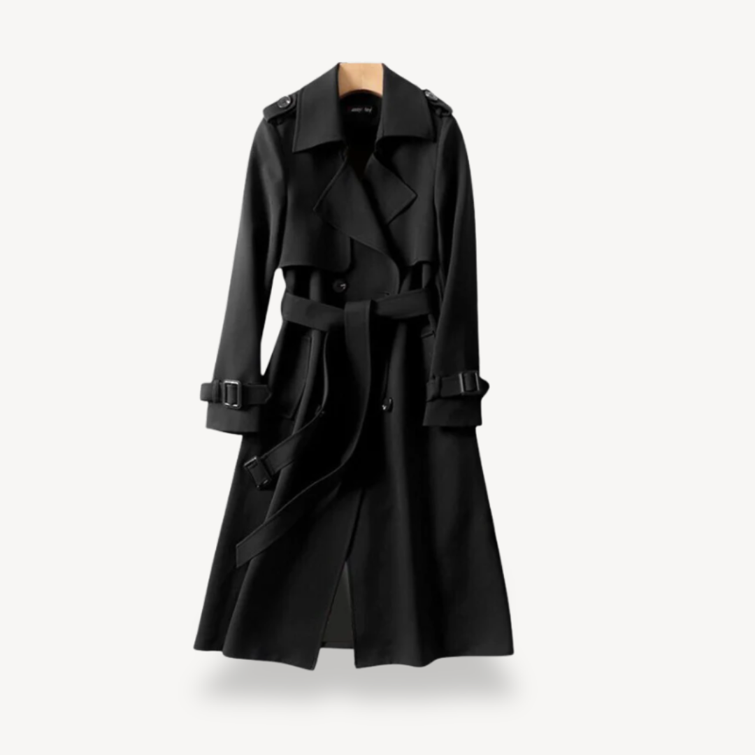 Womens Trench Coat Classic Fit Lightweight